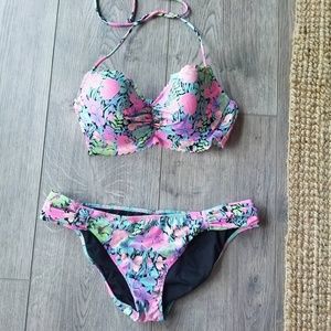Victoria's secret neon pastels bikini swimsuit